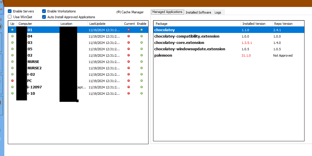 Managed apps